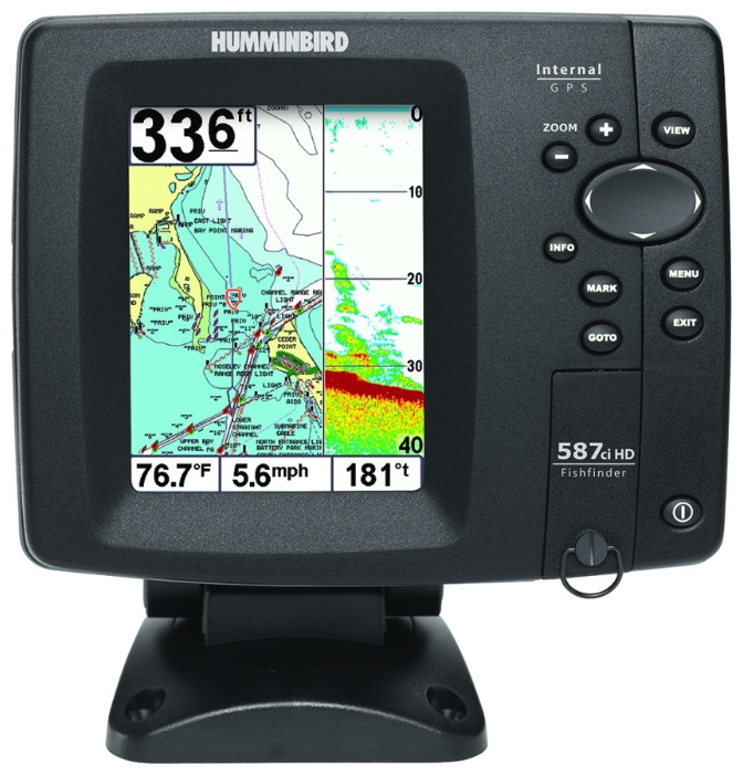 Эхолот для рыбалки хамминберд. Эхолот Humminbird 587ci HD.