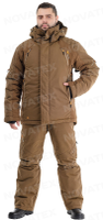 Зимний костюм для охоты Novatex «Выстрел» -35° (графф, коричневый) PRIDE