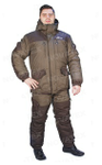 Зимний костюм для рыбалки и охоты Novatex «Скат Зима» -45 (Таслан, Хаки) (Фольга) GRAYLING