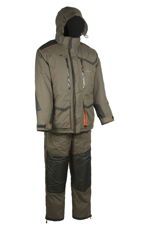 Huntsman Siberia (Хаки, Breathable) — Зимний костюм для рыбалки