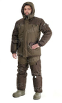 Зимний костюм для рыбалки Novatex «Скат Зима NEW» -45 (Таслан, Хаки) (Комбинезон) GRAYLING